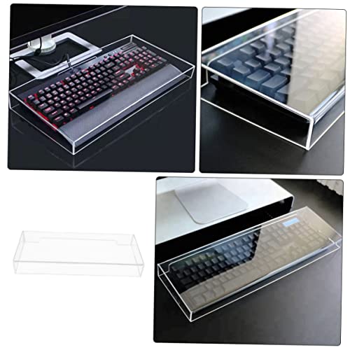 Protector de teclado mecánico contra el polvo con acrílico transparente muy resistente 6