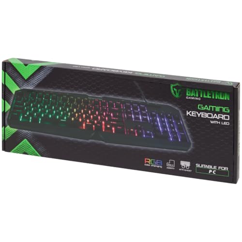Clavier Gamer battletron AZERTY mécanique LED RGB anti-ghosting USB-C ZD tradin noir