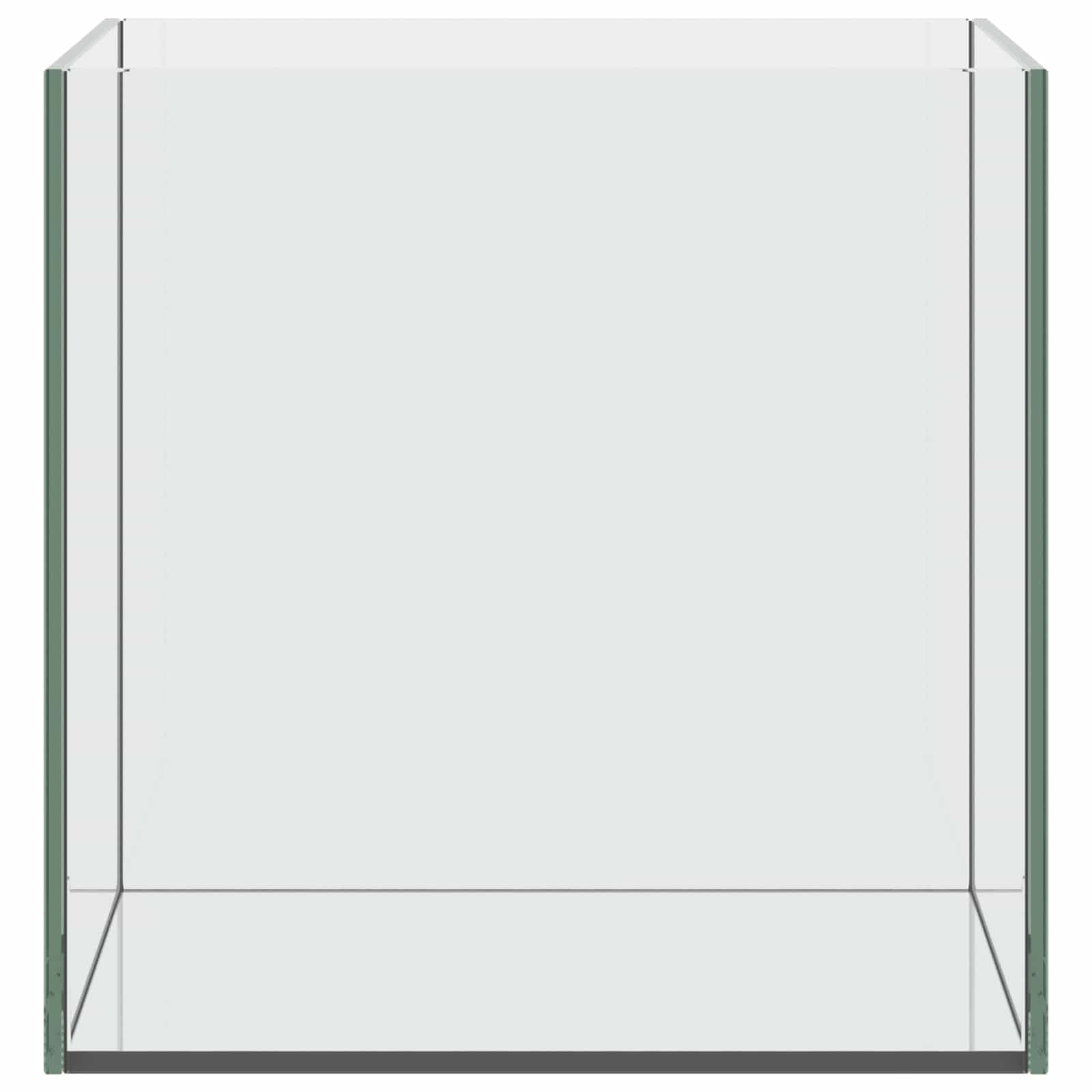 Acuario de 30 x 30 x 30 cm de cristal para peces – Acuario de peces transparente con visión de 360 grados y bordes pulidos