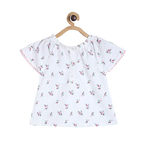 Image of miniklub White Floral Print Top