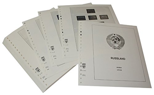 Feuilles pré-imprimées Russie LINDNER album timbres 1950-1956