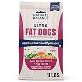 Natural Balance Original Ultra Fat Dogs Chicken Meal, Salmon Meal & Barley Recipe Low Calorie Dry Dog Food, 11 Pounds