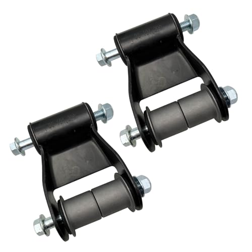IBESTWOLF 2PCS Rear Rearward Leaf Spring Shackle 722-088 for 2004-2008 Ford F150 for 2006-2008 Lincoln Mark LT