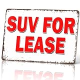 Suv For Lease Metal Sign 8 x 12 Inch