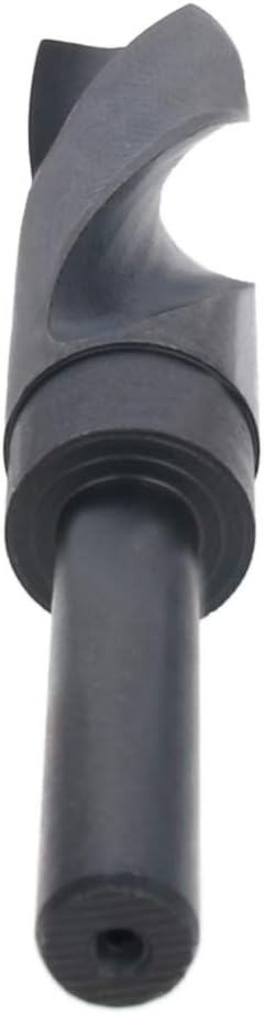 Auniwaig 0.94" Reduced Shank Drill Bit 24mm Rolling Nitriding Black Oxide High Speed Steel HSS 6542 for Aluminum Plate Copper Wood Stainless Steel