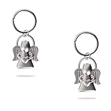 Matériaux de Haute Qualité: Le porte-clés est fabriqué en alliage métallique de haute qualité avec une surface polie et des matériaux rigoureux. Par conséquent, le porte-clés est très durable, ne rouille pas et a une longue durée de vie.