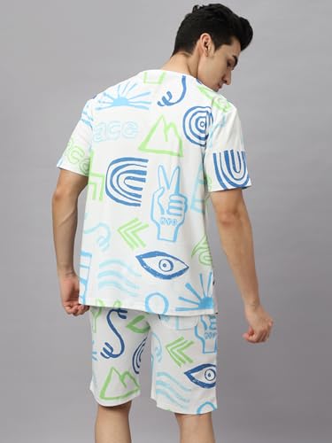 Image of Wear Your Opinion Coord Set for Men T-Shirt & Short Nightwear Set | Night Suit, Beachwear, Laungewear