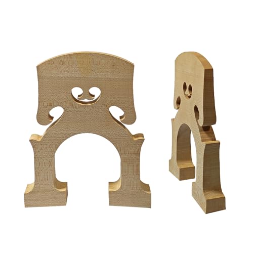 Vetimobato 3/4 Upright Double Bass Bridge Bass Double Bass Accessory Upright Bass Parts (Maple 2PCS)