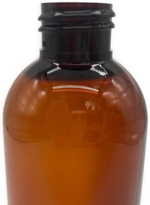 Natural Farms 12 Pack - 8 oz – Empty Squeeze Plastic Bottle - Amber Cosmo with Black Pump - for Essential Oils, Perfumes, Cleaning Products