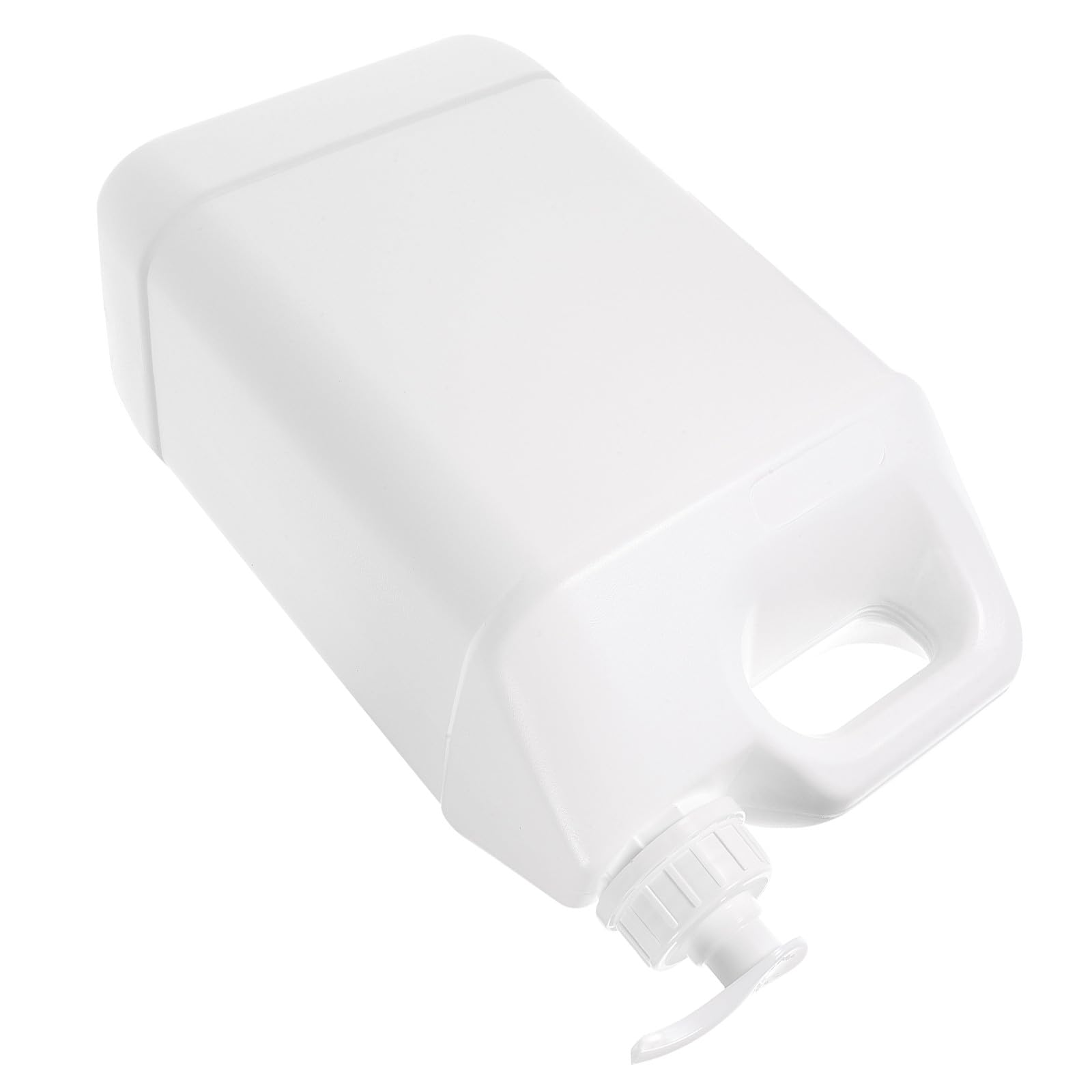 Dispenser Pompa da 5l per Sapone e Lozioni, Flacone Ricaricabile Bianco Tubo, Contenitore Erogatore per Cosmetici e Bagno, Apertura Ampia per Uso Domestico e Professionale
