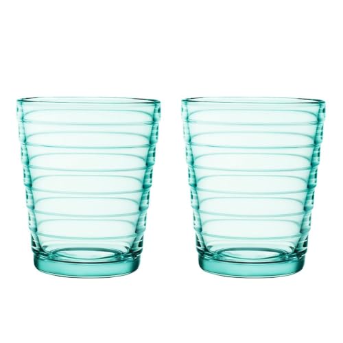 Iittala Aino Aalto Water Green Medium Tumblers - Set of 2