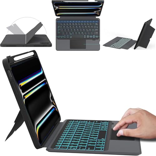 【美品】iPad Pro M4 13 256GB Pencil・キーボード付 Apple純正 iPad Proキーボード付ケース 13インチ（M4）用 Magic