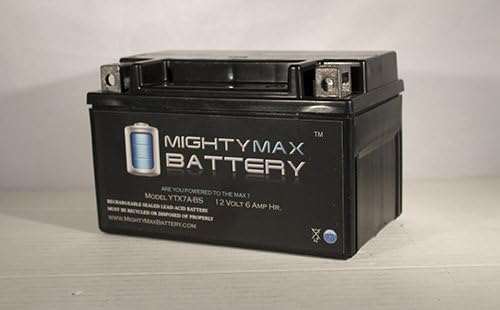 Mighty Max Battery YTX7A-BS Compatible Battery Replacement for Yuasa YTX7A-BS Battery