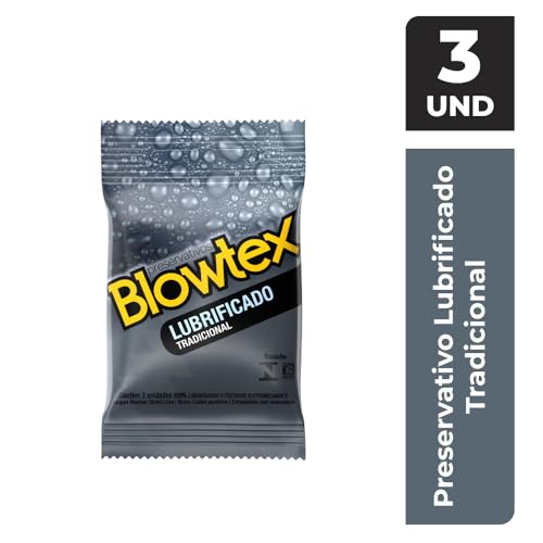 Blowtex Preservativo Lubrificado Branco 3 Unidades