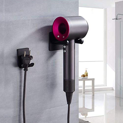 image for SWETON Hair Dryer Holder Wall Mount Compatible with Dyson Hair Dryer, 