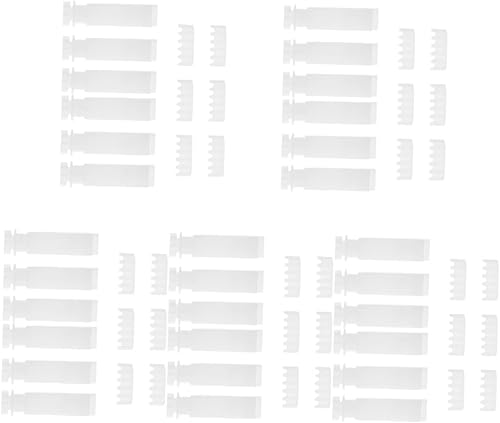 Housoutil Juego de 30 piezas de reparación de vástago y engranaje de persianas verticales para persianas verticales, material para una fácil