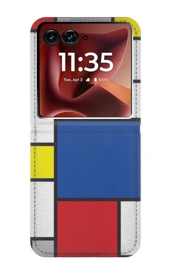 Étui Flip Housse Cuir pour Motorola Razr 50 Ultra et 60 Ultra - Protection Intégrale
