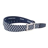 Black Clover New Live Lucky Stretch Braided Luck Navy Azure Cut-to-Fit Belt w/Rachet System