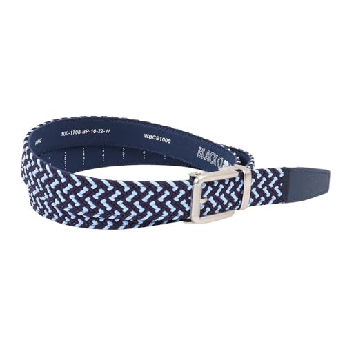 Black Clover New Live Lucky Stretch Braided Luck Navy Azure Cut-to-Fit Belt w/Rachet System