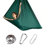 Aerial Yoga Hängematte Set, Shyllin 280 * 150CM, Nestschaukel für Erwachsene, Yoga-Schaukel Hammock Swing 200 Kg Max, Schaukel Indoor, Anti-Gravity-Übungen