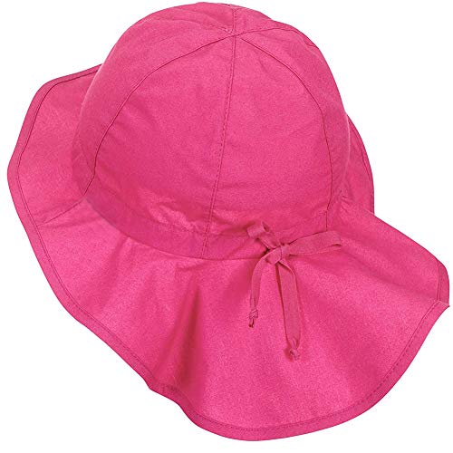 Lazzon Bébé Chapeau de Soleil UV50 + Protection Été Bonnet de Plage Léger Séchage Rapide pour Enfant 0-4 Ans Cover
