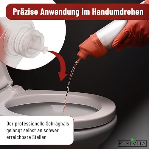 Sanitärreiniger Purivita Urinsteinentferner 750 ml für Toiletten und Urinale