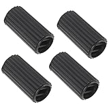 SWETRACE 4 Stück Teiliges Rollstuhl Bremsendkappen aus Hochwertigem Kunststoff Rutschfeste Bremsgriffe für Sicheren Halt Installieren Kompatibel mit Rollstuhl Fahrradbremsen Einsetzbar