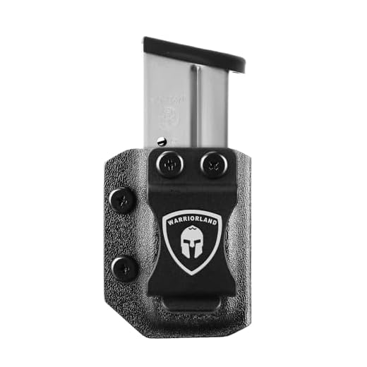 WARRIORLAND IWB/OWB 9mm/.40 Single Stack Magazine Holster Fit: S&W M&P Shield 9mm/.40 Magazine, Right Hand/Left Hand Draw Mag Holder