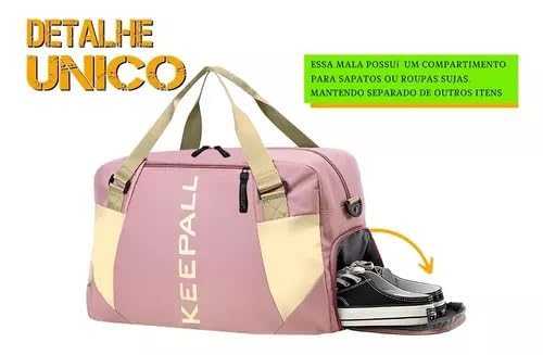 Bolsa Mala Feminina Academia Esportiva Viagem, Bolsa esportiva de viagem, ideal Para Suas Viagens, B