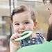 Toofeze Ice Cold Baby Teether Toy Fast Pain Relief All Natural Silicone and Stainless Steel Ages 3 Mos+ (Mint Green)