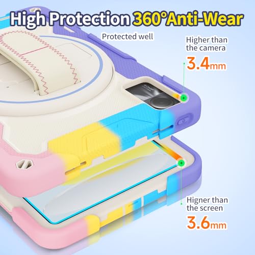 Coque antichoc Redmi Pad SE 11" évite les bris d'écran
