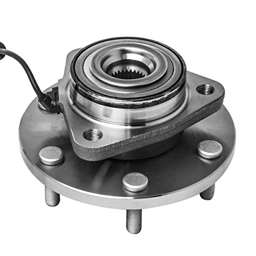 Front Wheel Hub And Bearing Assembly Left Or Right Compatible With Infiniti Qx56 Nissan Titan Armada Pathfinder Armada Auqdd 515066 [ 6 Lug W/Abs ] #TOP2