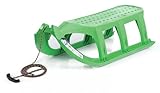 Tymar Schlitten, Kinderschlitten, Zugseil, Metallkufen(Tatra; Grün)