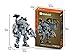 MyBuild Mecha Frame Armed Forces 7003 - Stryker Mech Light Gray with Commander Weapon Box, Military Themed Building Bricks for Mech Fans, Ages 14 and Up