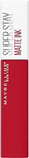 Maybelline Superstay Matte Ink Red Orange Liquid Lipstick, 325 Shot Caller, 1 Count (Pack of 1)