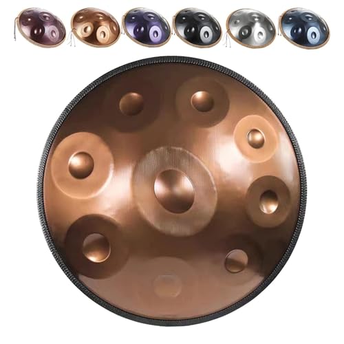 22�C���` 9/10/12�m�[�g �n���h�p���h���� �y�� ��l�p 440Hz/432Hz �X�`�[���n���h�p���^���O�h���� D�}�C�i�[�n�[���j�b�N�p�[�J�b�V���� �v���̃p�t�H�[�}���X���S�Ҍ���(Gold,10 notes(440HZ))