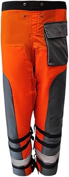 Protection Chainsaw Pants Adjustable Waist Belt Chainsaw Pants Woodworking Protective Pants Logging Chainsaw Protective Clothing M