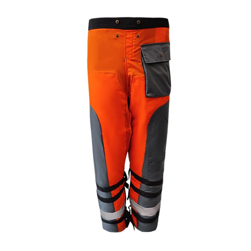 Pantalones de Protección para Motosierra, para Tareas de Corte y Uso Versátil. Cinturón Ajustable. Pantalones de Motosierra L.