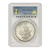 1881 CC American Silver Morgan Dollar MS-68 PQ Approved Illinois Set by CoinFolio $1 MS68 PCGS