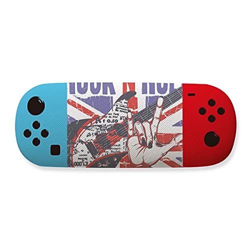 Protège-lunettes rock guitare drapeau UK pour éviter les rayures sur vos verres de jeu