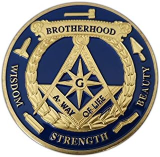 Eillwin New Brotherhood Masonic Collectible & Commemorative Beautiful Souvenir Coin