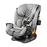 Chicco OneFit Max ClearTex All-in-One Car Seat with LeverLock Installation, Slim Design, Convertible Car Seat, Seat for Infants and Children 5-100 lbs, Ash/Grey