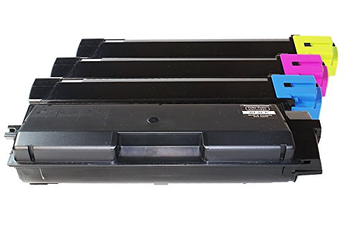 Przebudowany dla Kyocera ECOSYS M 6526 cdn - TK-590/1T02KV0NL0 i 1T02KVCNL0 & 1T02KVBNL0 & 1T02KVANL0 - Toner zestaw, czarny, cyjan, magenta, żółty - do ok. 7000 & 3 x 5 szt. 000 stron (5% okładki)