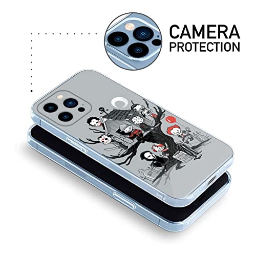 Jrenbox Phone Case Halloween Compatible With Iphone 14 Pro Case Horror For Women Men Unique Design Tpu Bumper Protective Cover Case #TOP5