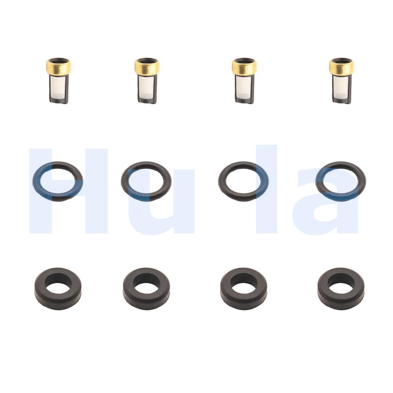 Fuel Injector Seal O-Ring Kit Seals Filters for Toyota and for Lexus 23250-75080 - (Color: 20 Set)
