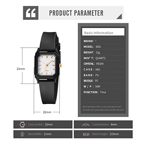 Montre à quartz femme TOOCAT ultra fine : fini les montres lourdes, optez pour l'étanche