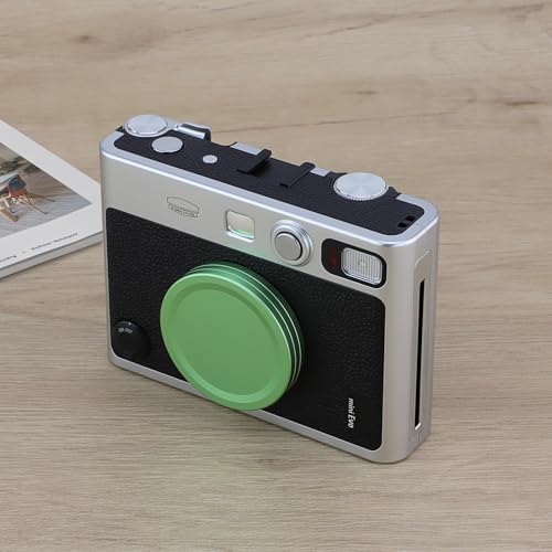 Haoge Tapa de Lente de Metal para Cámara Fuji Instax Mini EVO Film Accesorios de Cámara, Verde miniatura 4