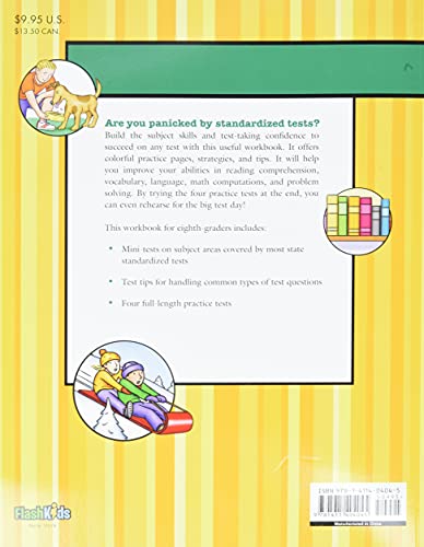 Test Prep: Grade 8 (Flash Kids Harcourt Family Learning) #TOP1