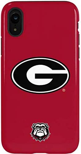 Skinit Pro Phone Case Compatible with iPhone XR - Officially Licensed University of Georgia Logo Red Design