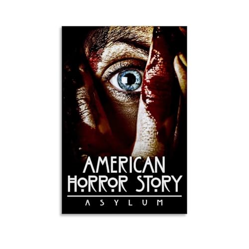 TNERPAR American Horror Story Seasons Poster Dekorative Malerei Leinwand Wandkunst Wohnzimmer Poster Schlafzimmer Malerei,Wandkunst Bilddruck Moderne Familienzimmer Dekor 08x12inch(20x30cm)